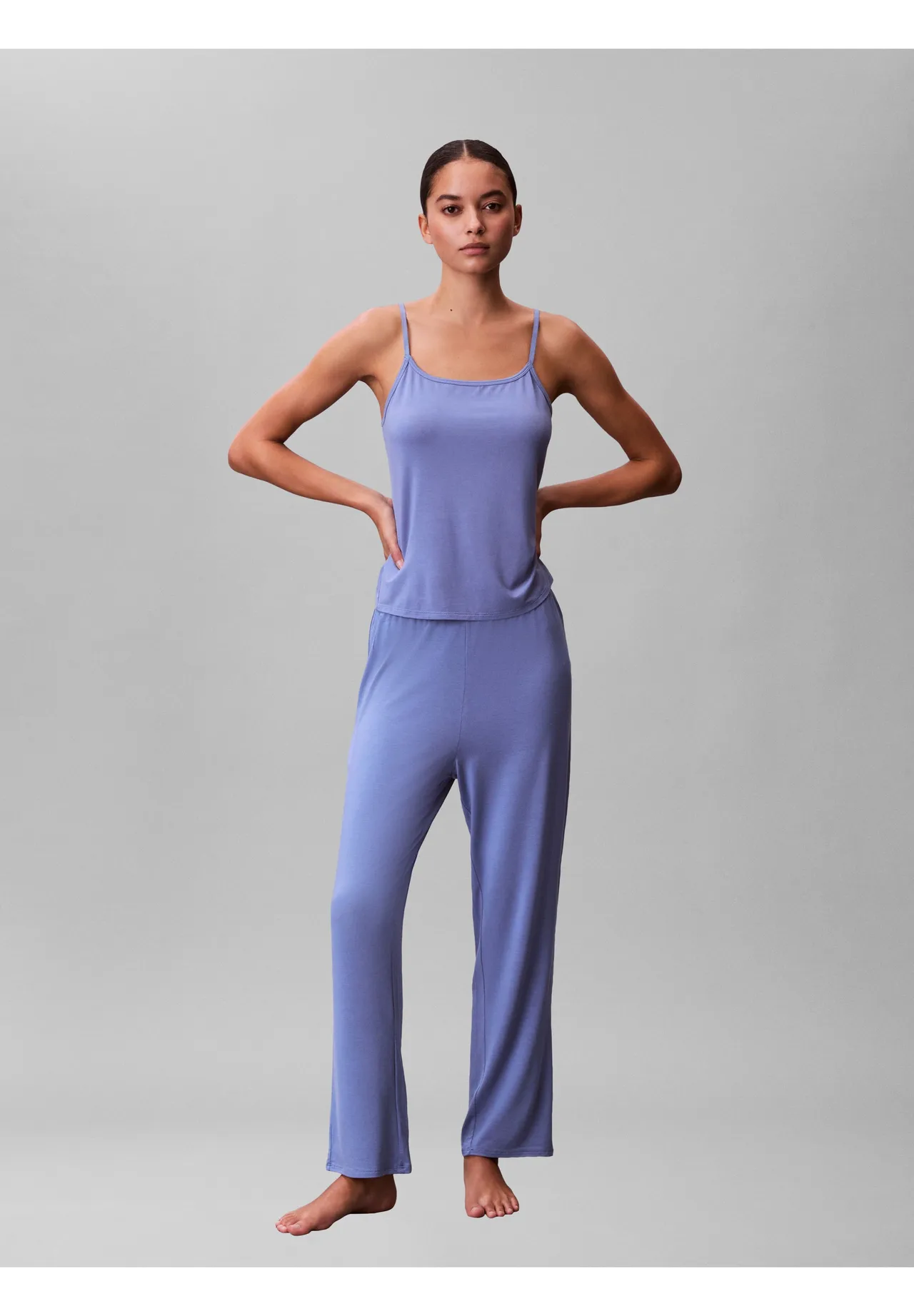 Calvin Klein Unterhemd Ultra Soft Modal, Spaghettiträger, für Damen, blau, M