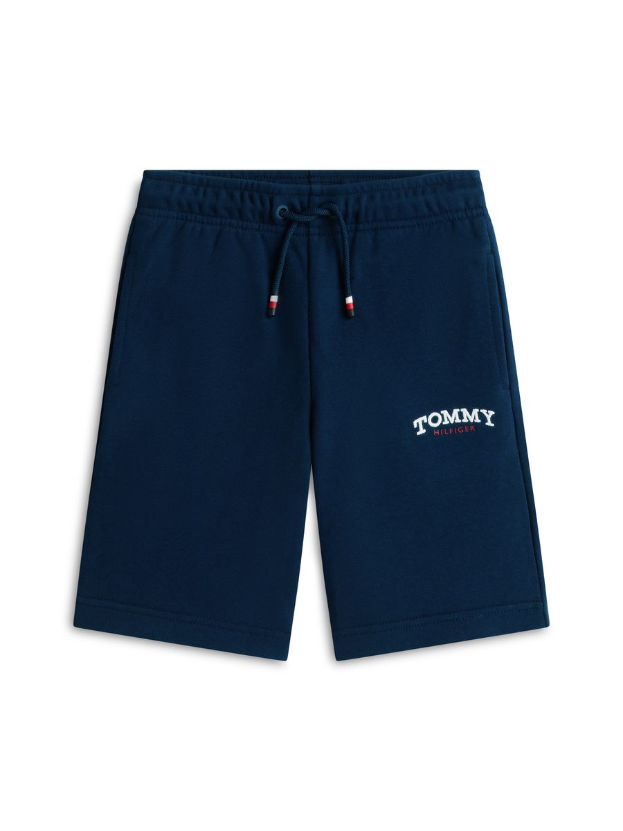 Marineblaue Shorts aus Frottee