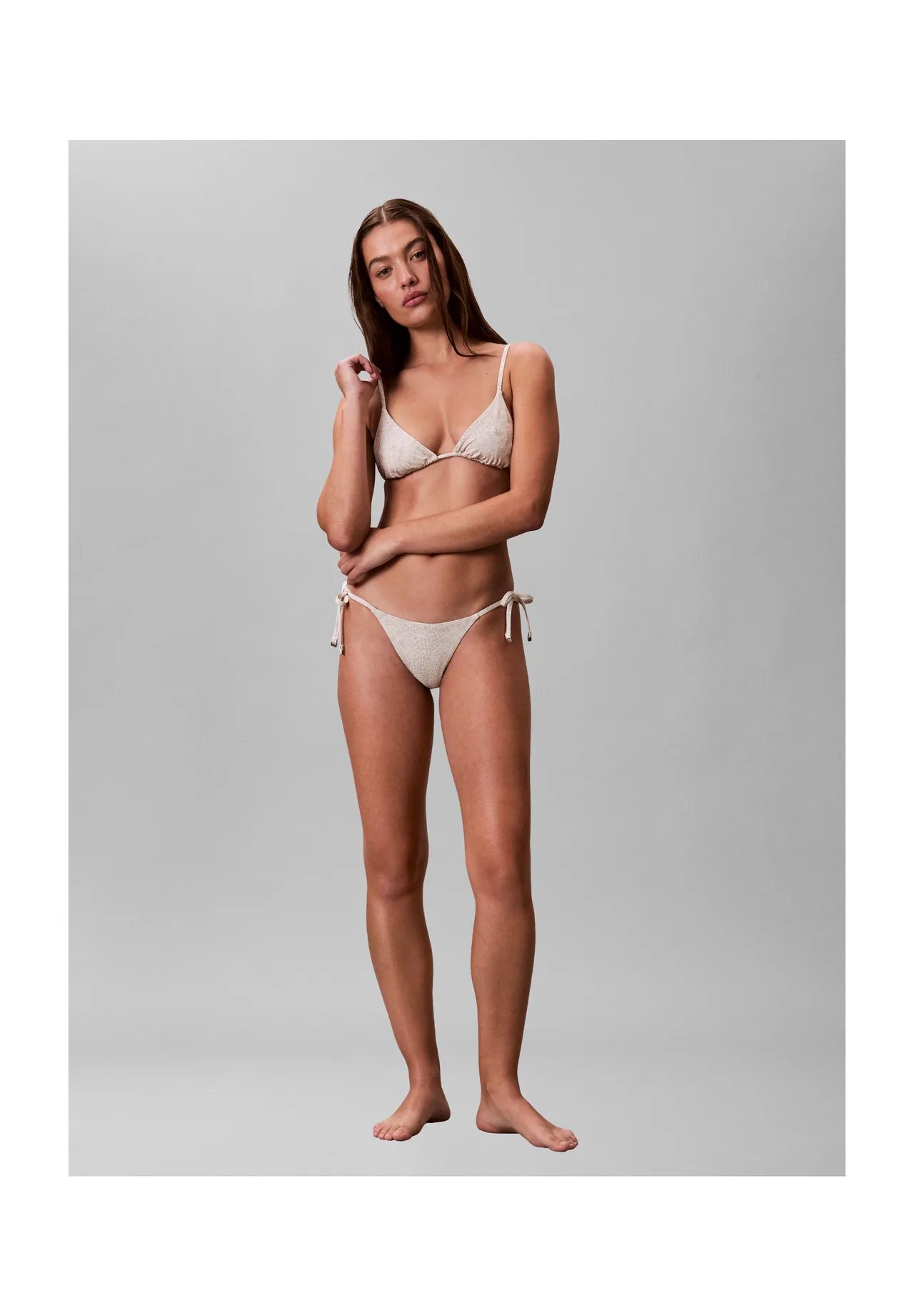 Triangel-Bikini-Set mit Bindebändern