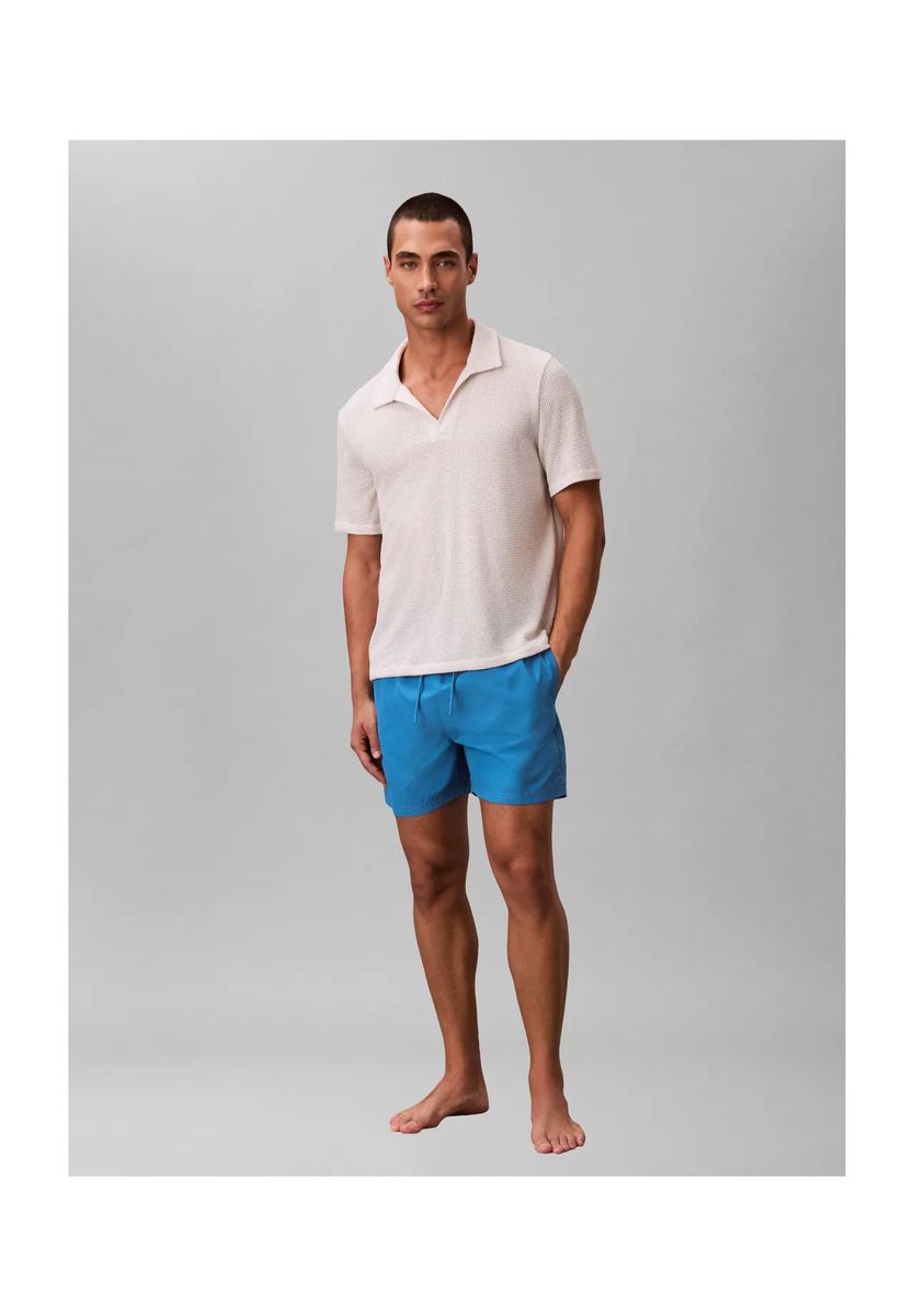 Herren Badeshorts mit Logo-Bund