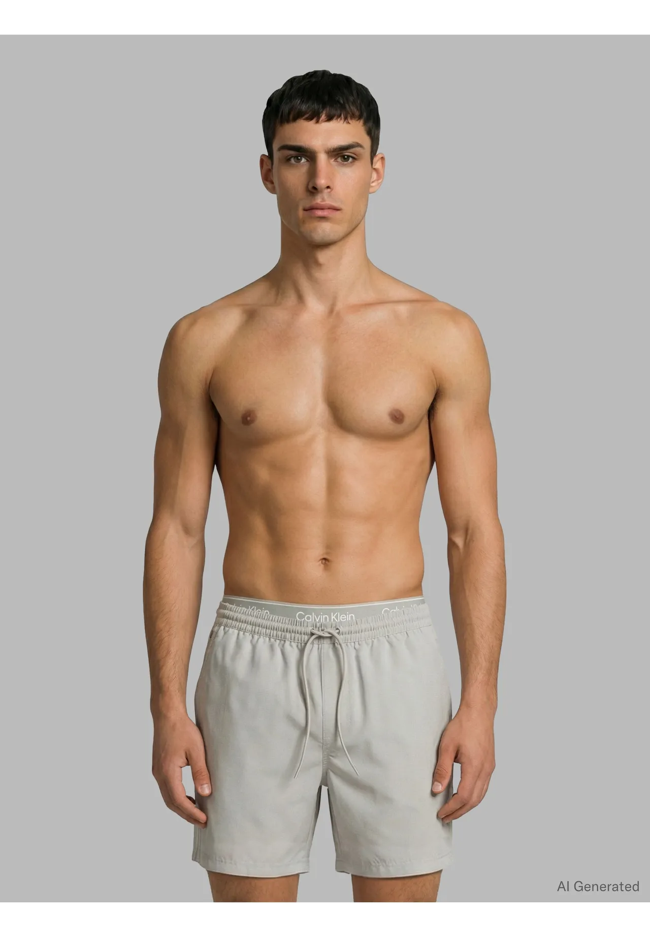 Herren Badeshorts mit Kordelzug