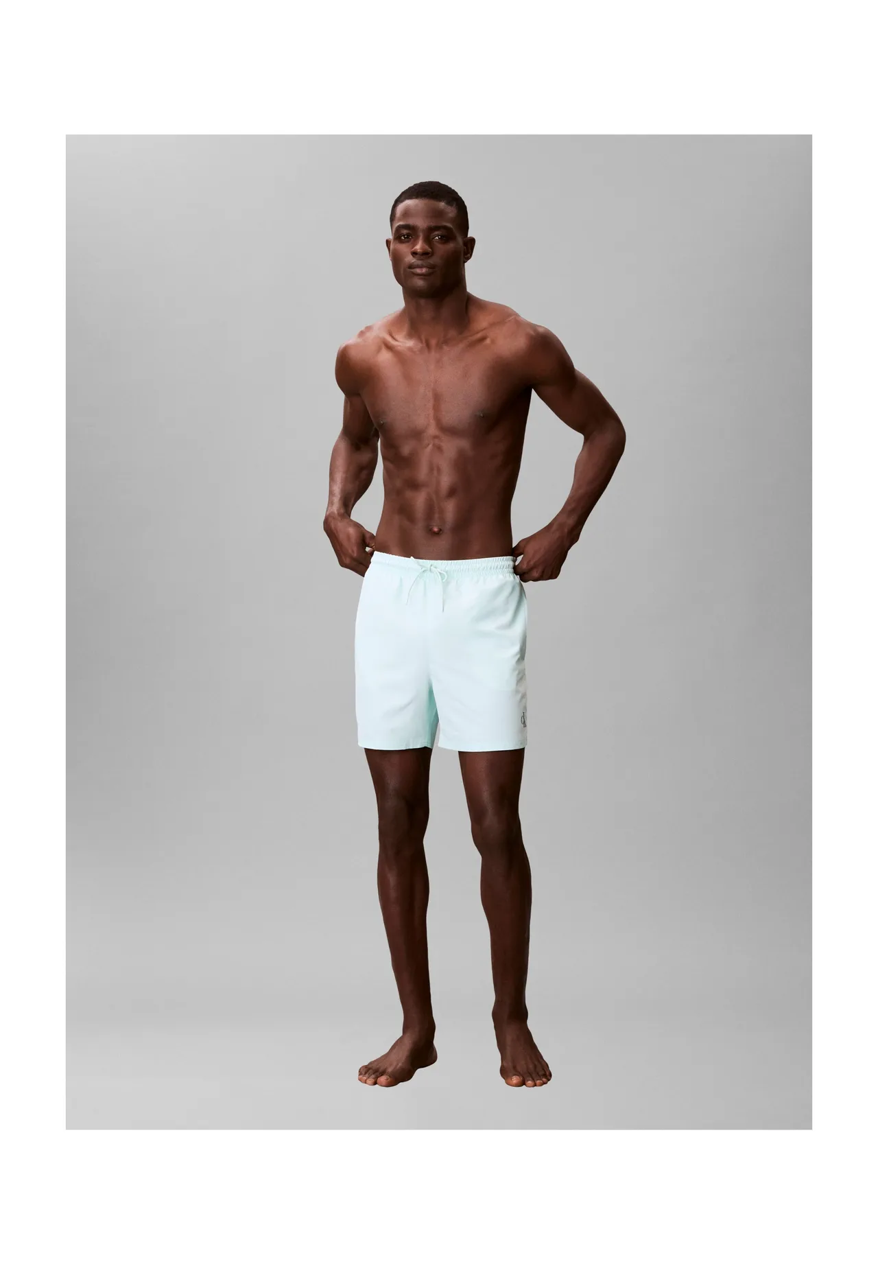Herren Badeshorts in Unifarbe