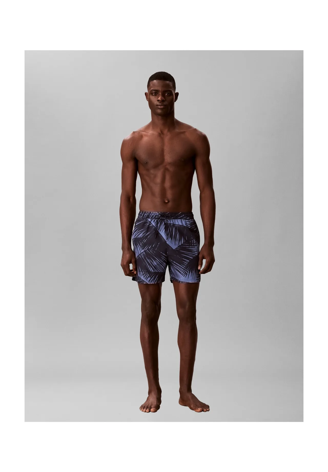 Badeshorts mit geometrischem Muster
