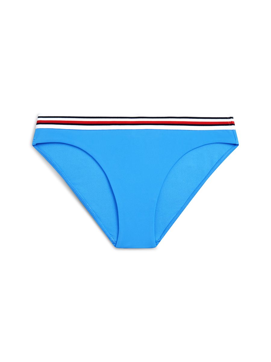Triangle Bikini Set mit Streifenbesatz