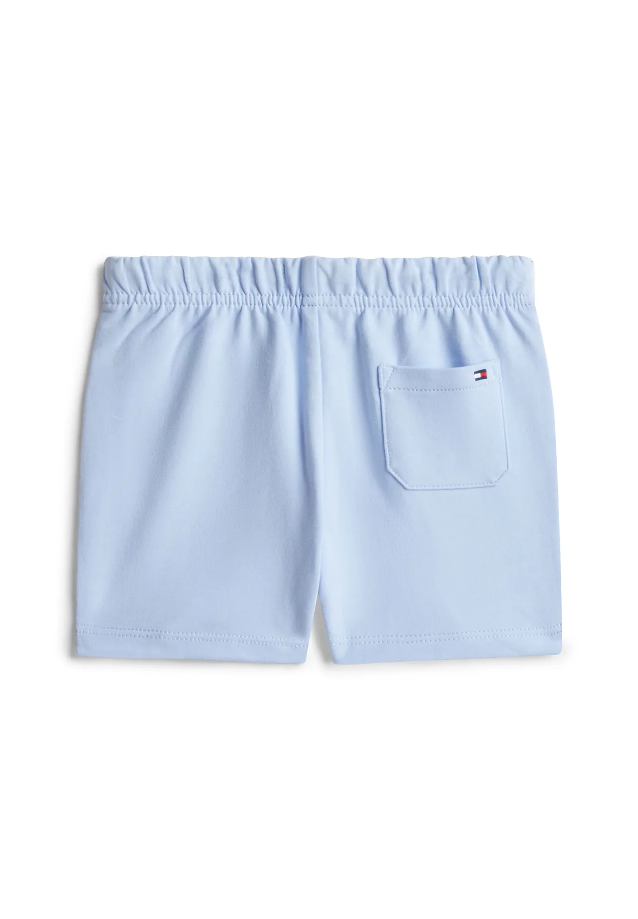 Babyblaue Strick-Loungeshorts