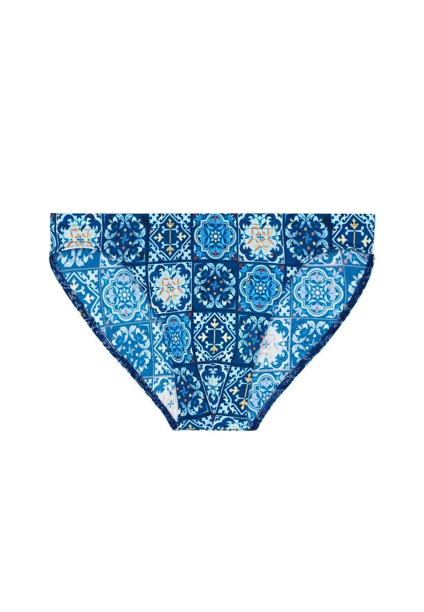 Herren Badehose mit Fliesenmuster