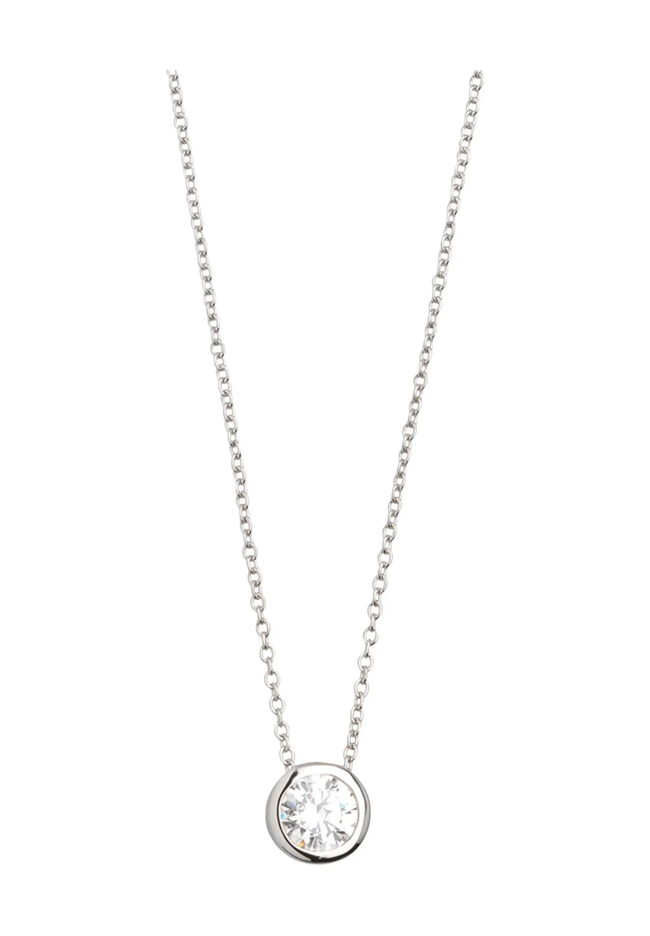 XENOX Damen Kette mit Anhänger "XS7282", 925er Silber, silber