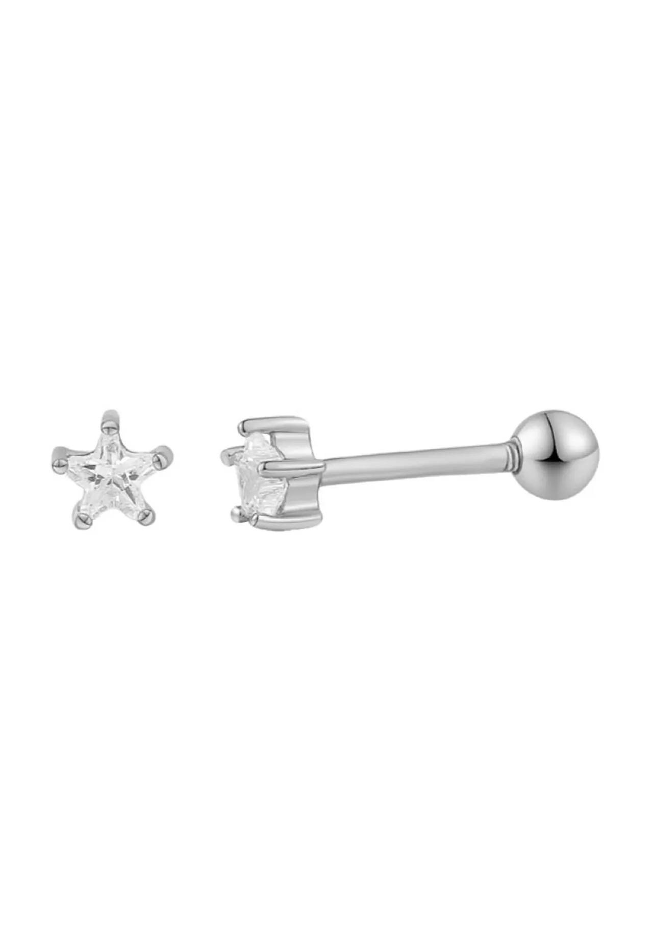 XENOX Damen Ohrpiercing, 925er Silber, SILBER, 99