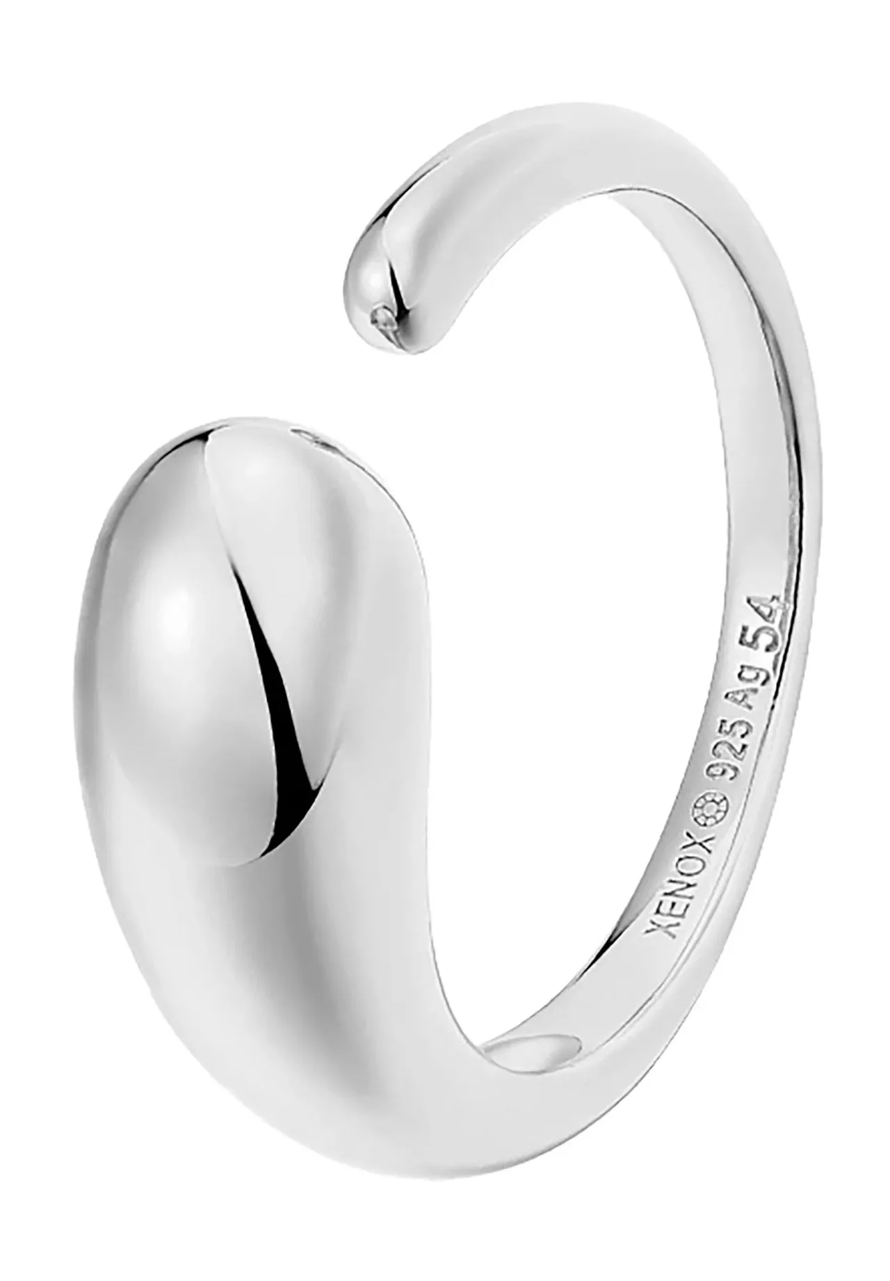 XENOX Damen Ring, 925er Sterling Silber, SILBER