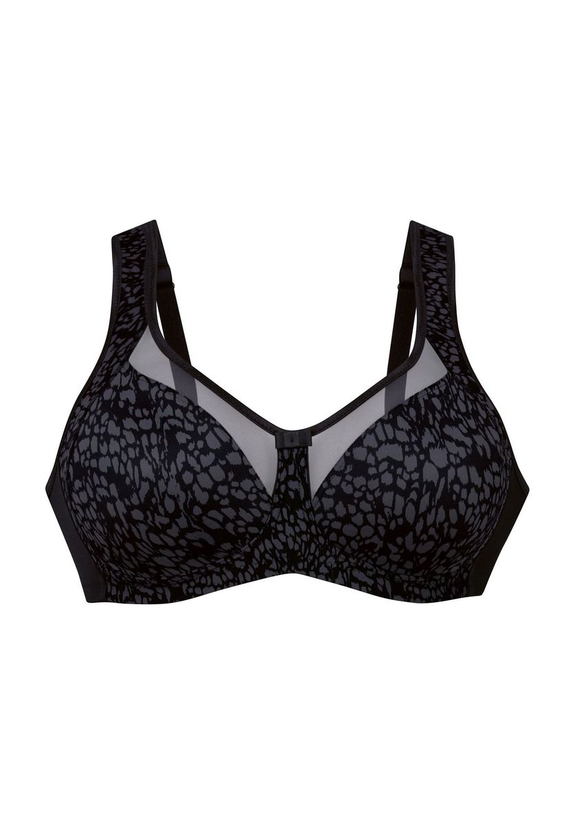 Komfort-BH ohne Bügel mit Leopardenmuster
