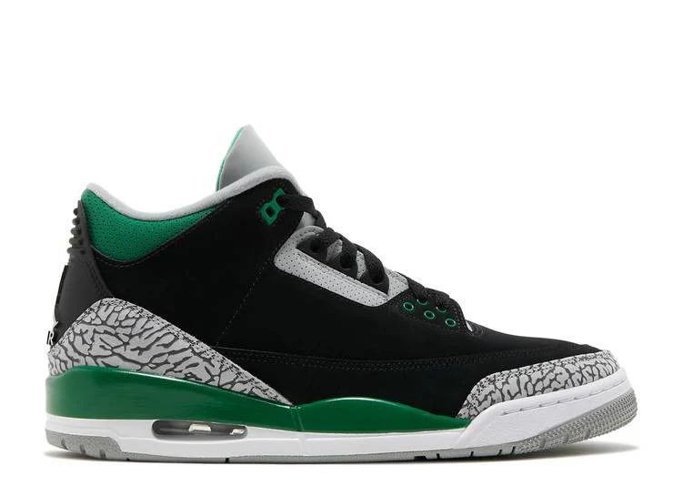 Air Jordan 3 Tannengrün