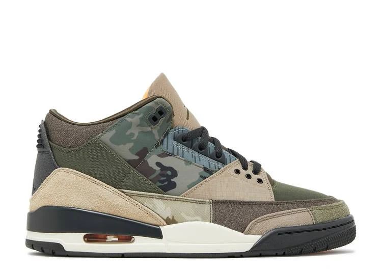 Camouflage Patchwork Retro Basketballschuh
