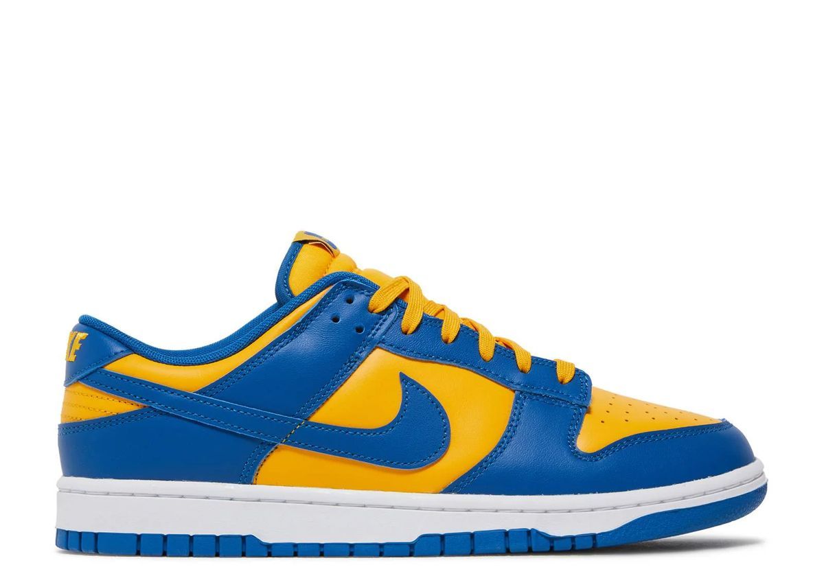 Zweifarbiger, vom Basketball inspirierter Ledersneaker