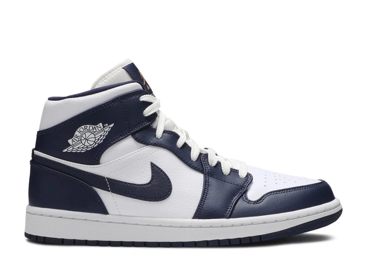 Air Jordan 1 Mid Obsidian Sneaker