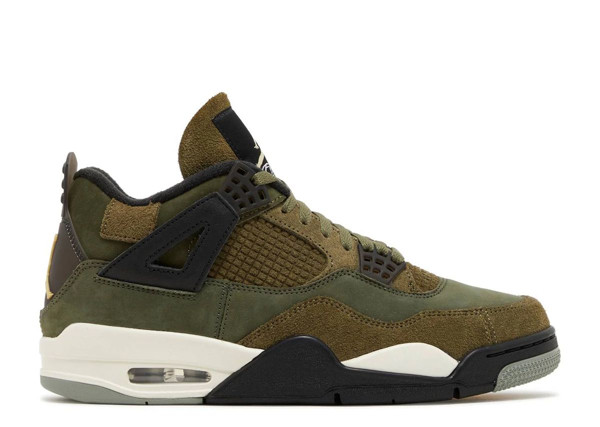 Air Jordan 4 Craft Medium Olive Sneaker