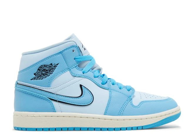Air Jordan 1 Mid Ice Blue Sneaker