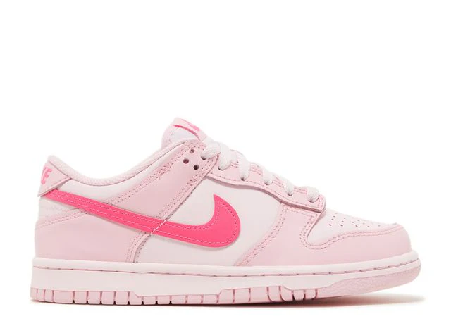 Rosa Leder Basketball Schuhe Low-Top