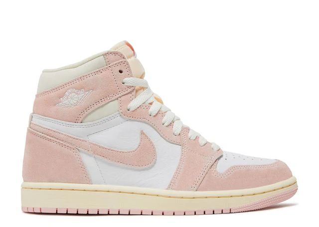 Rosa High-Top Retro Sneaker