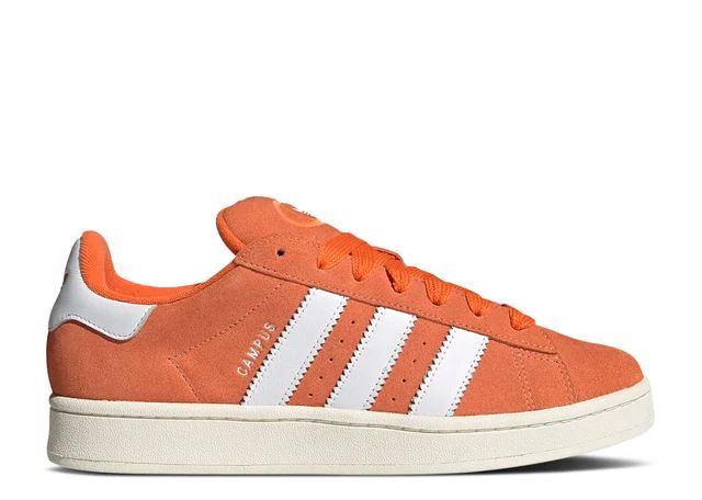 Retro-inspirierte orangefarbene Campus-Sneakers