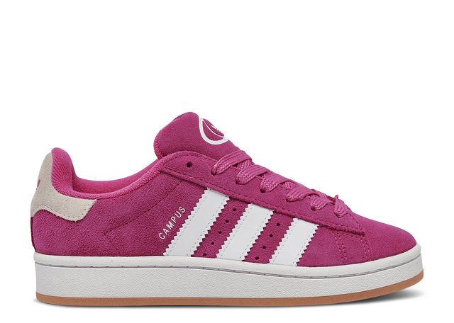 Fuchsiafarbene Retro Campus Wildleder Sneaker