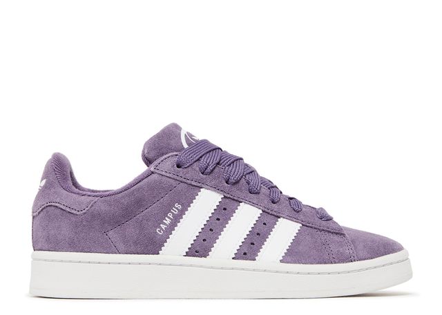 Lila Wildleder Sneaker im Court-Style