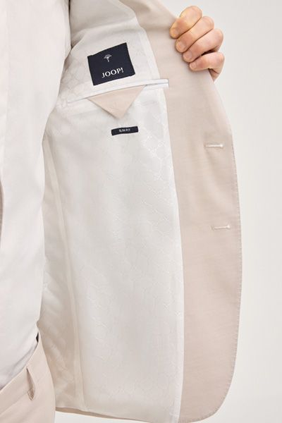 Joop! Herby Wedding Sakko in Hellbeige Viskose-Woll-Mischung