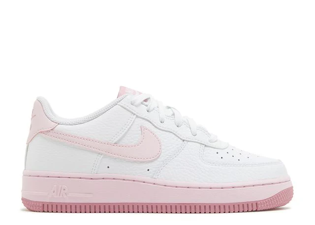 Weißer und pinker Air Force 1