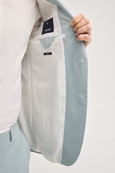 JOOP! Herby Salbeigrün Texturiertes Hochzeitssakko Viskosemischung