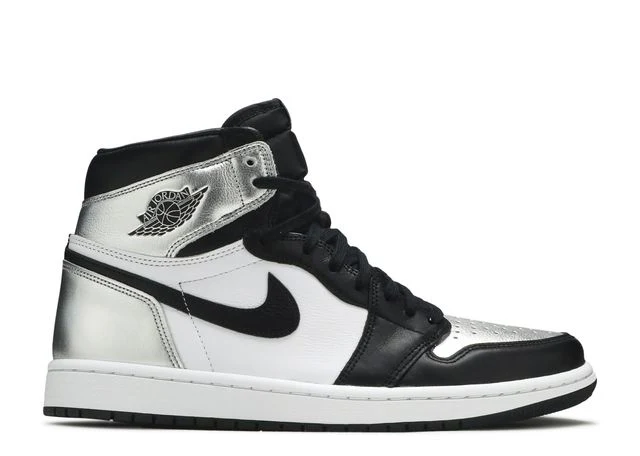 Air Jordan 1 Silver Toe High-Top Sneaker