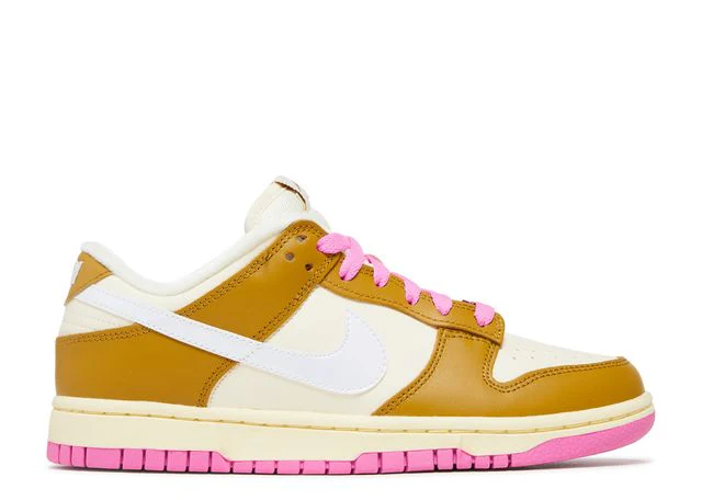 Leder-Dunk-Sneakers mit niedrigem Schaft
