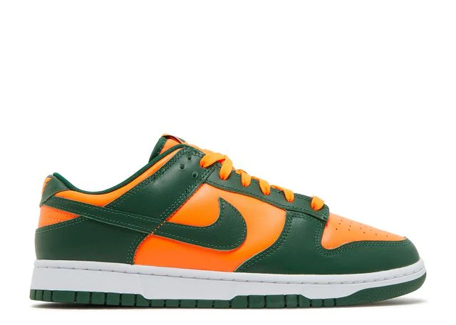 Nike Dunk Low Miami Hurricanes Sneaker