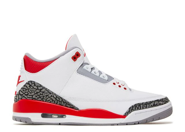 Air Jordan 3 Retro Fire Red Sneaker