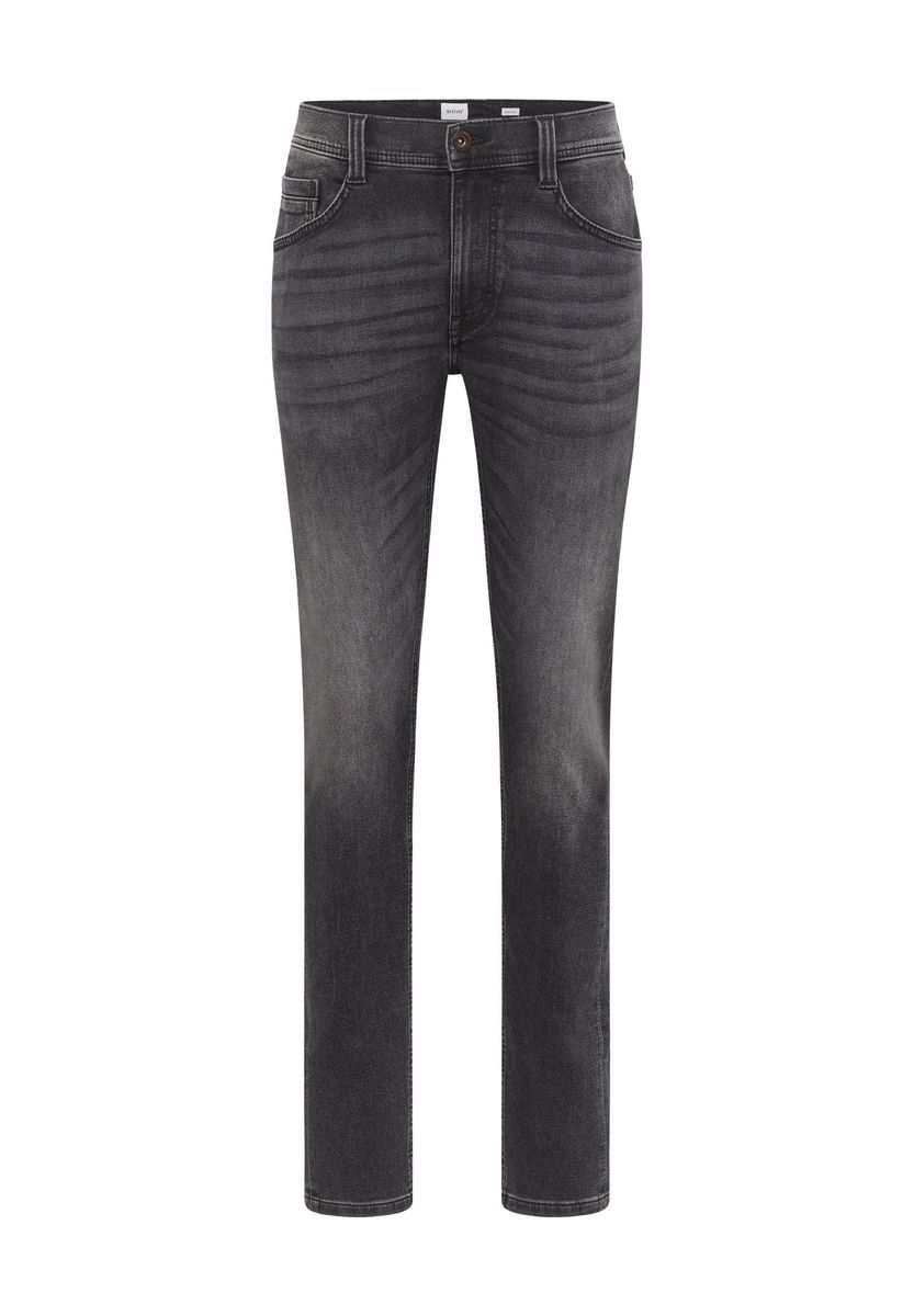 Schmal geschnittene Jeans mit dunkler Waschung