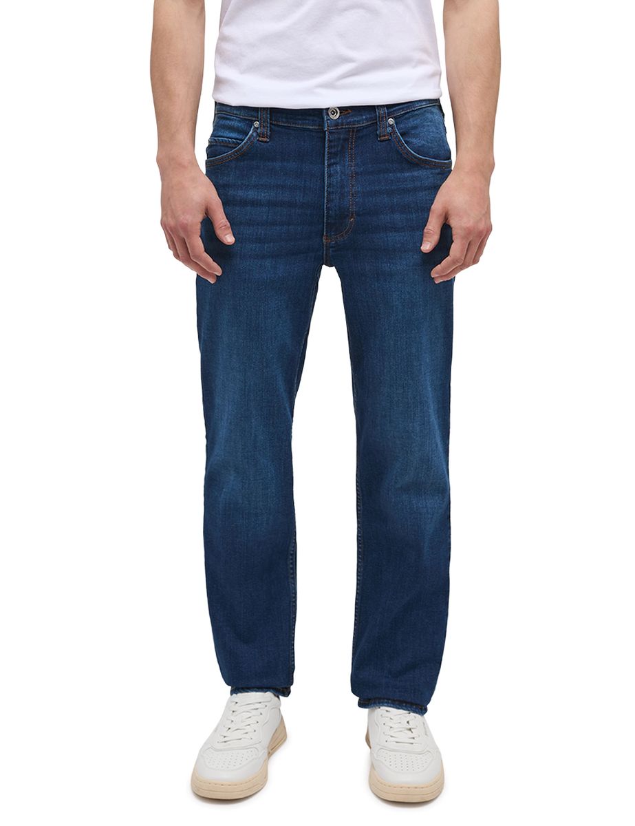 Straight-Fit Jeanshose aus Denim