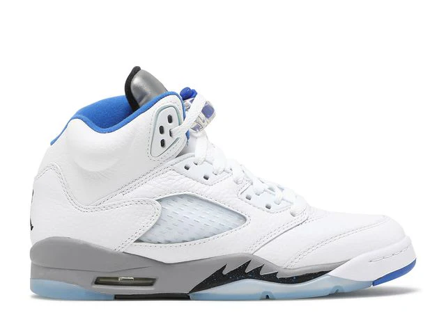 Air Jordan 5 Retro White Stealth Sneaker