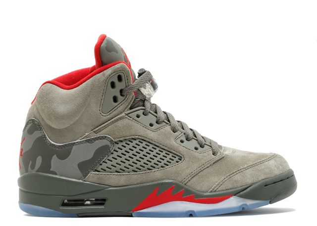 Air Jordan 5 Retro P51 Camo Sneaker