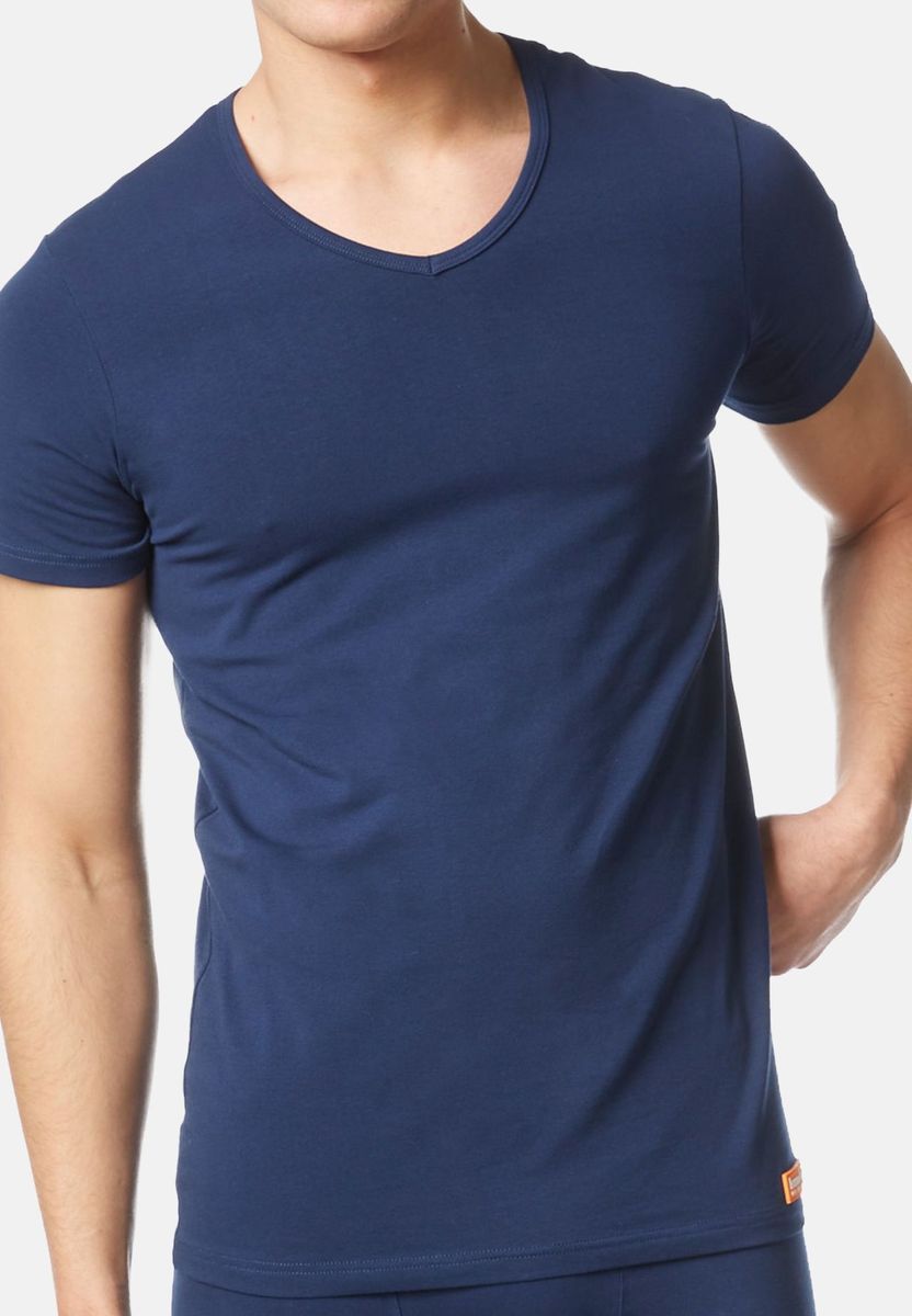 Atmungsaktives V-Ausschnitt-Unterhemd für Herren