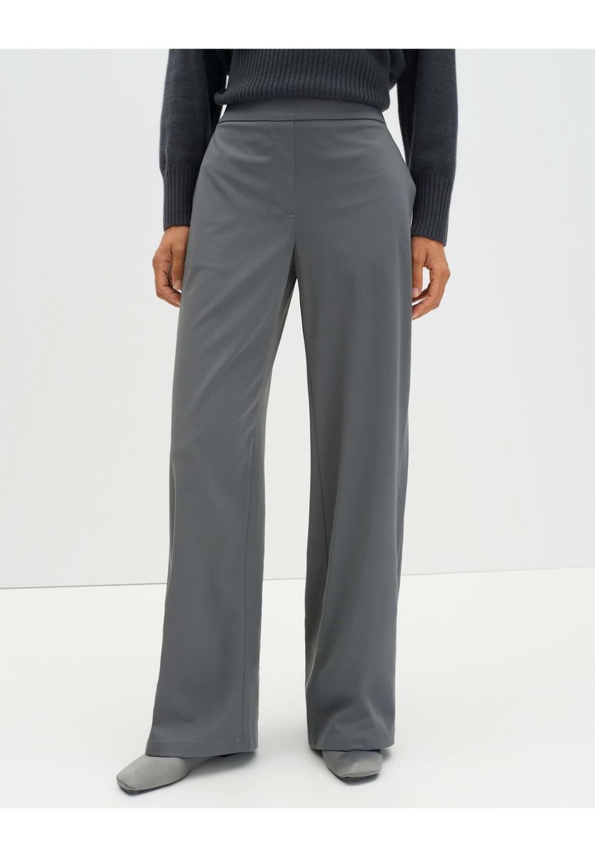 someday. Stoffhose Char, Gummibund, für Damen, grau, 34