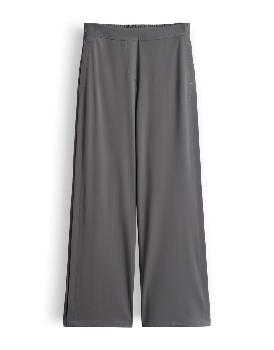 someday. Stoffhose Char, Gummibund, für Damen, grau, 34