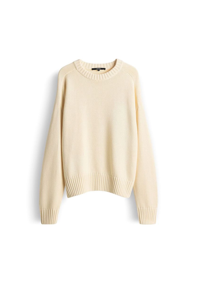 someday. Pullover, Rippbündchen, Baumwolle, für Damen, beige, 36