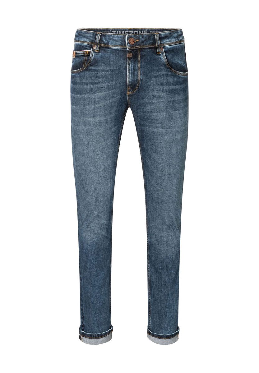 Herren Slim-Fit Jeans mit blauer Waschung