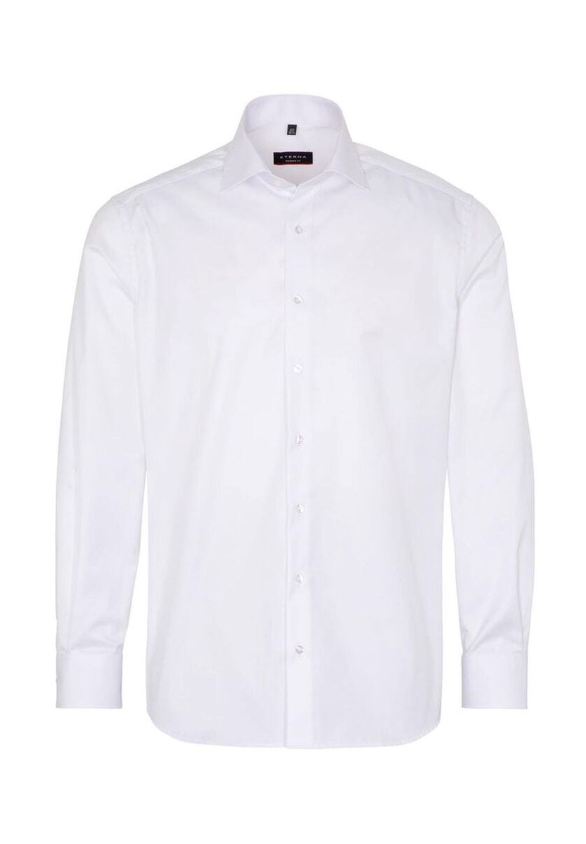 Klassisches Weißes Langarmhemd