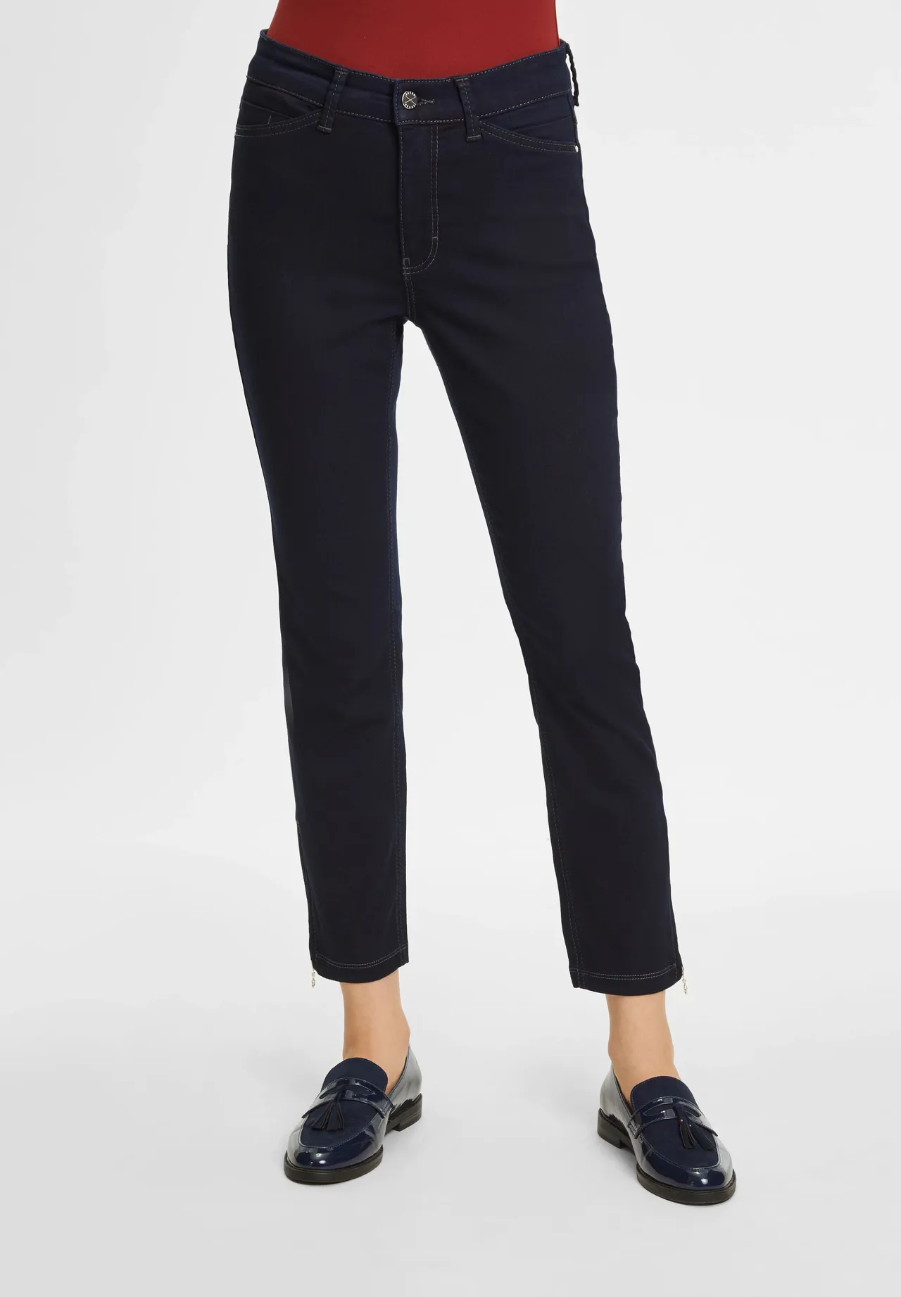 Gerade geschnittene Knöcheljeans