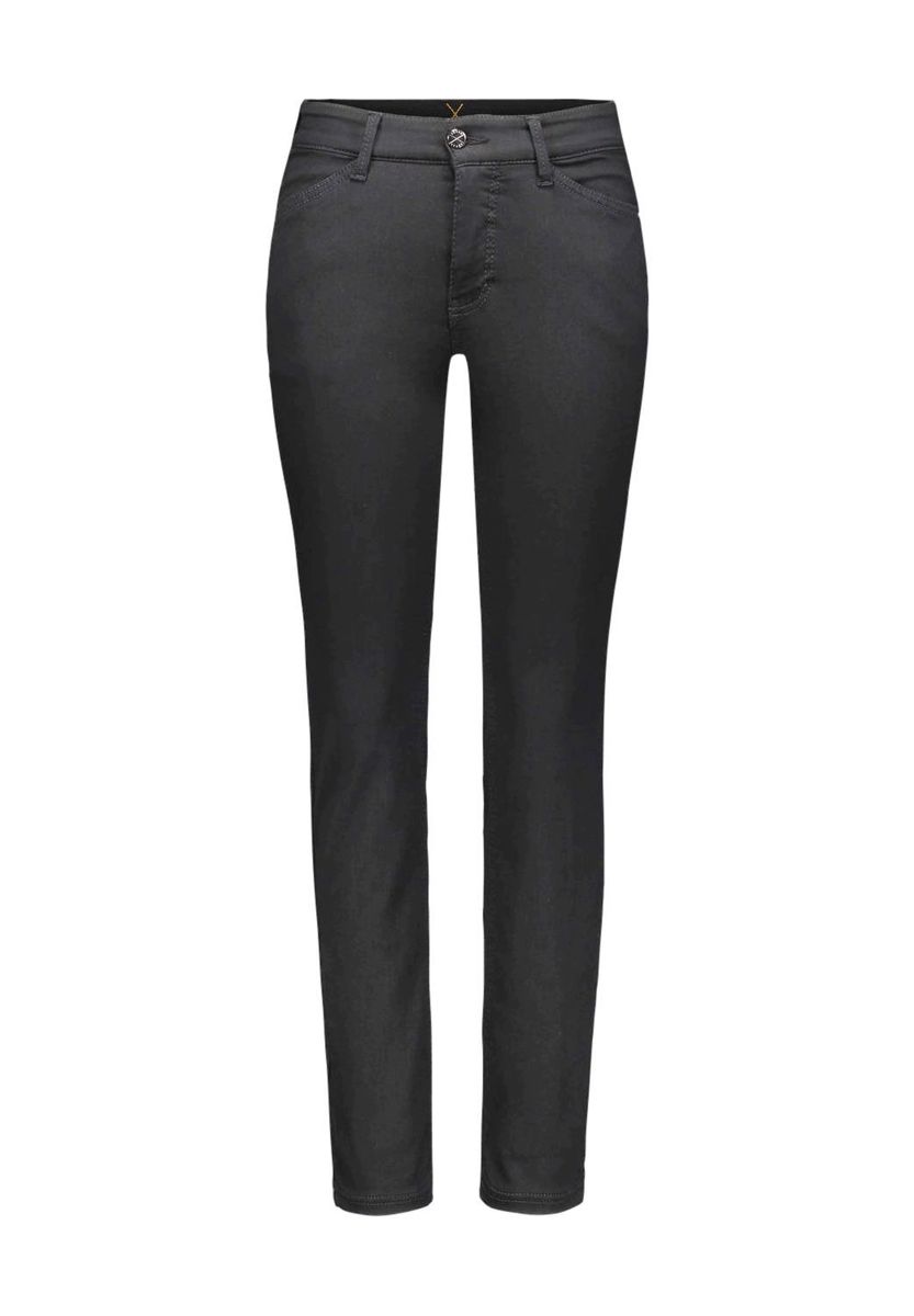 Schmale Stretch-Baumwollmischung Hose