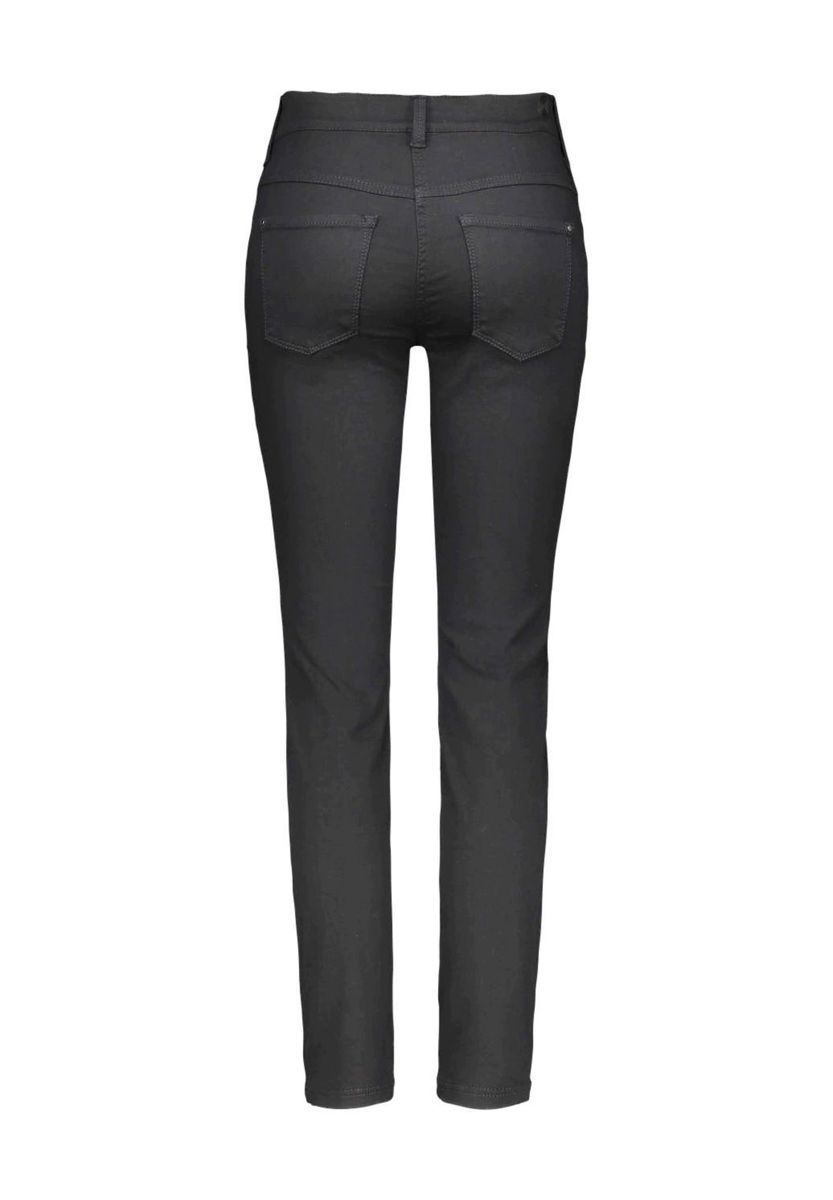 Schmale Stretch-Baumwollmischung Hose
