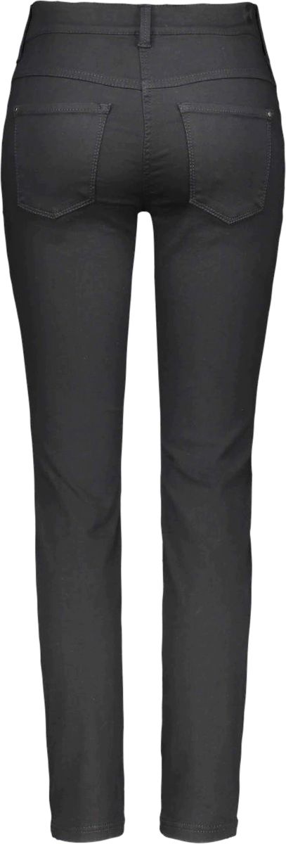 Schmale Stretch-Baumwollmischung Hose