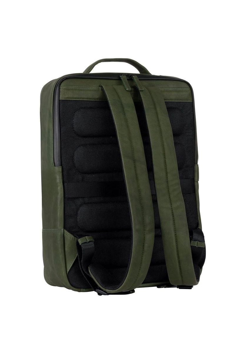 Leder Laptop Rucksack Pendler Tasche