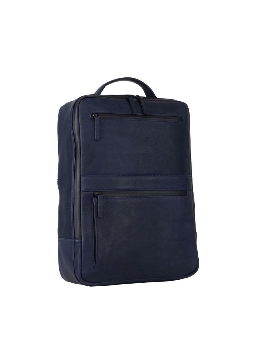 Eleganter Laptop-Rucksack aus Leder