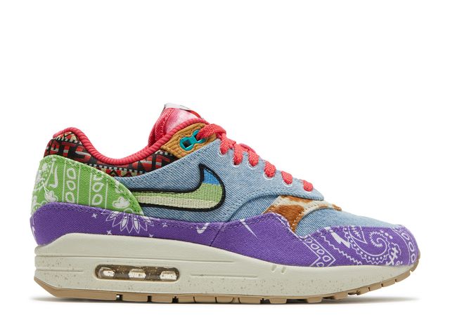 Patchwork-Muster Air Max 1 Sneaker