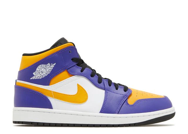 Air Jordan 1 Mid Lakers Sneaker